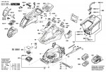 Bosch 3 600 HB9 700 Advancedrotak 36-750 Lawnmower 36 V / Eu Spare Parts